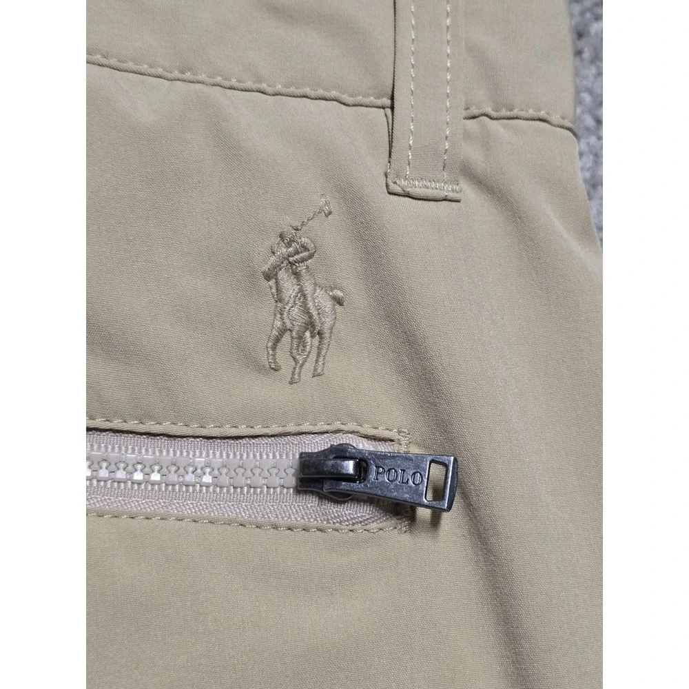 Polo Ralph Lauren Shorts Mens 34 Performance‎ Stretch Chino Flat Front Pony